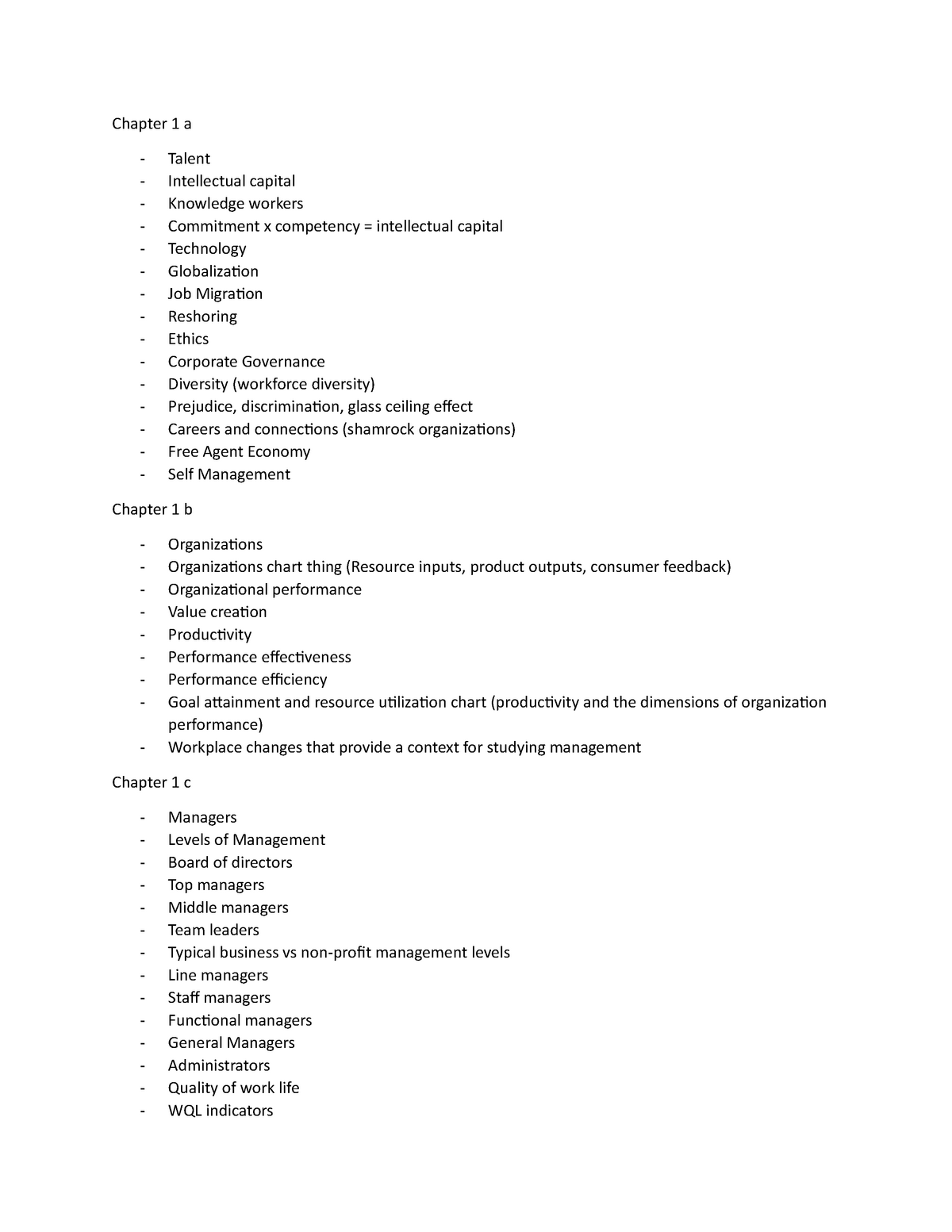 Global Management Notes to help you pass - GMS 803 - Toronto Met - Studocu