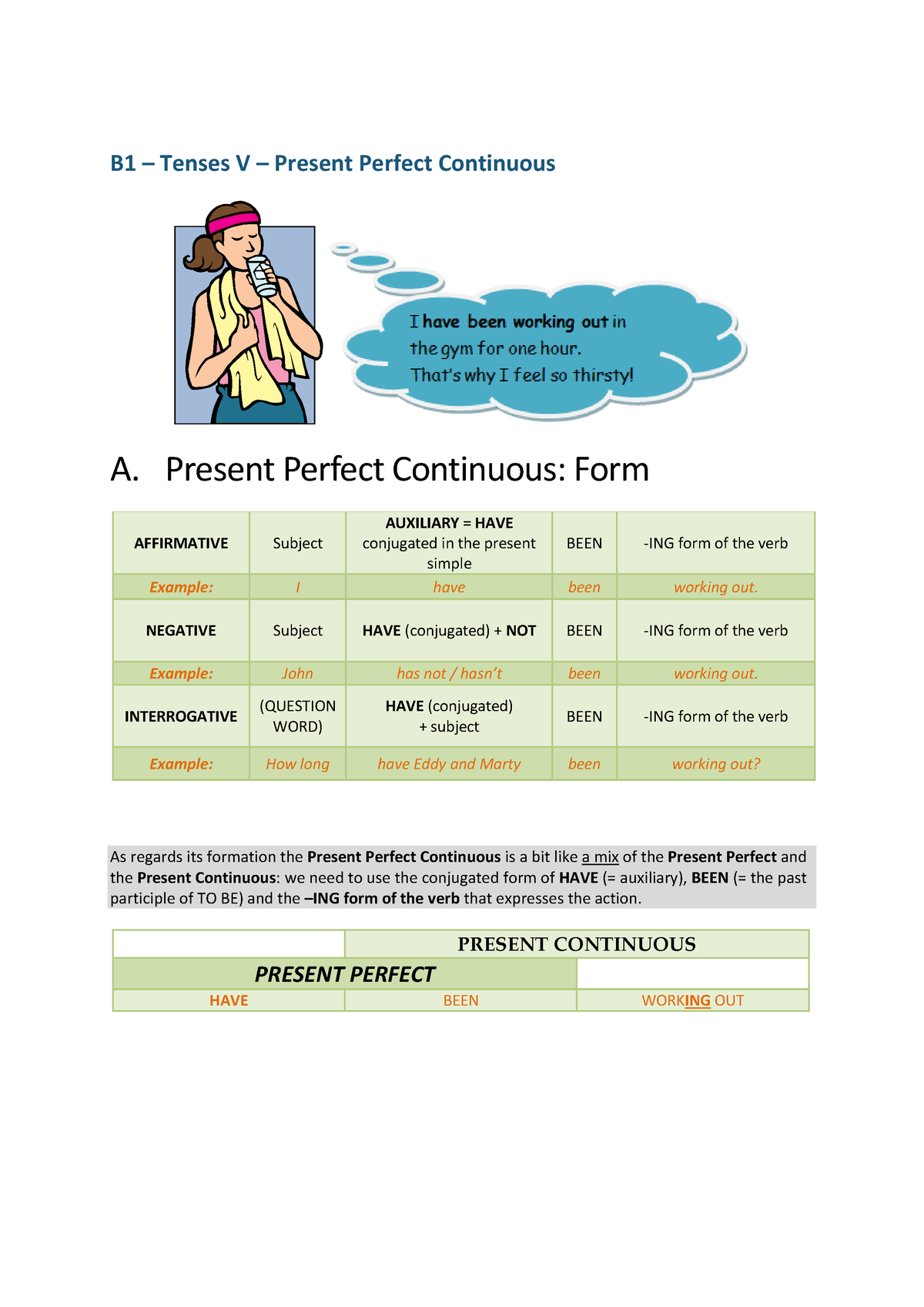 B1 Tenses V Learning Presentation HMLT 5 - B1 – Tenses V – Present ...