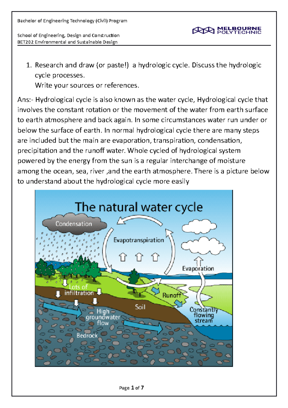 BET 202- 5 Water Resources and Water Pollution - Bachelor of ...