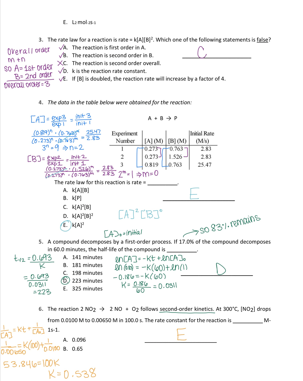 IMG 0918 - Dr.Hatab: Chem 132- Chapter 11 Exam Practice Problems - CHEM ...