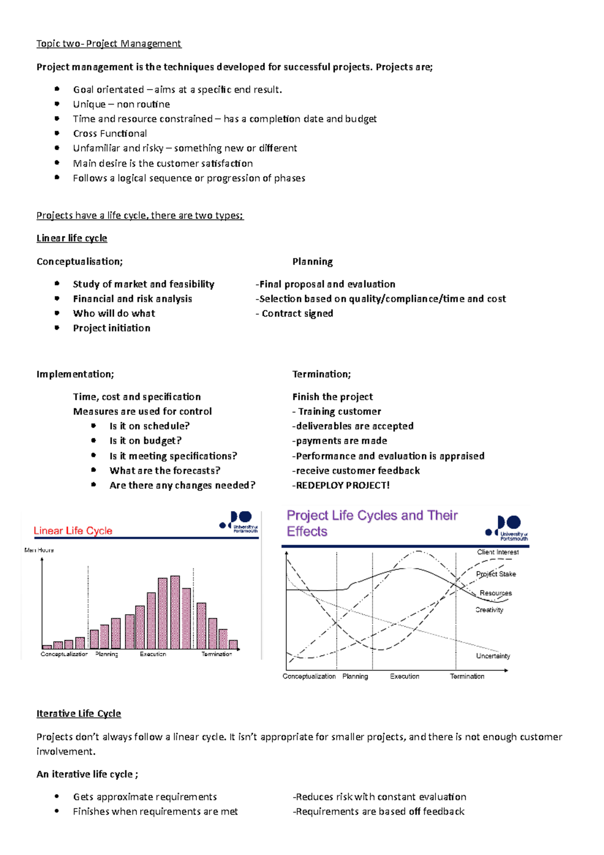 2nd topic - Project Management - Topic Project Management Project ...