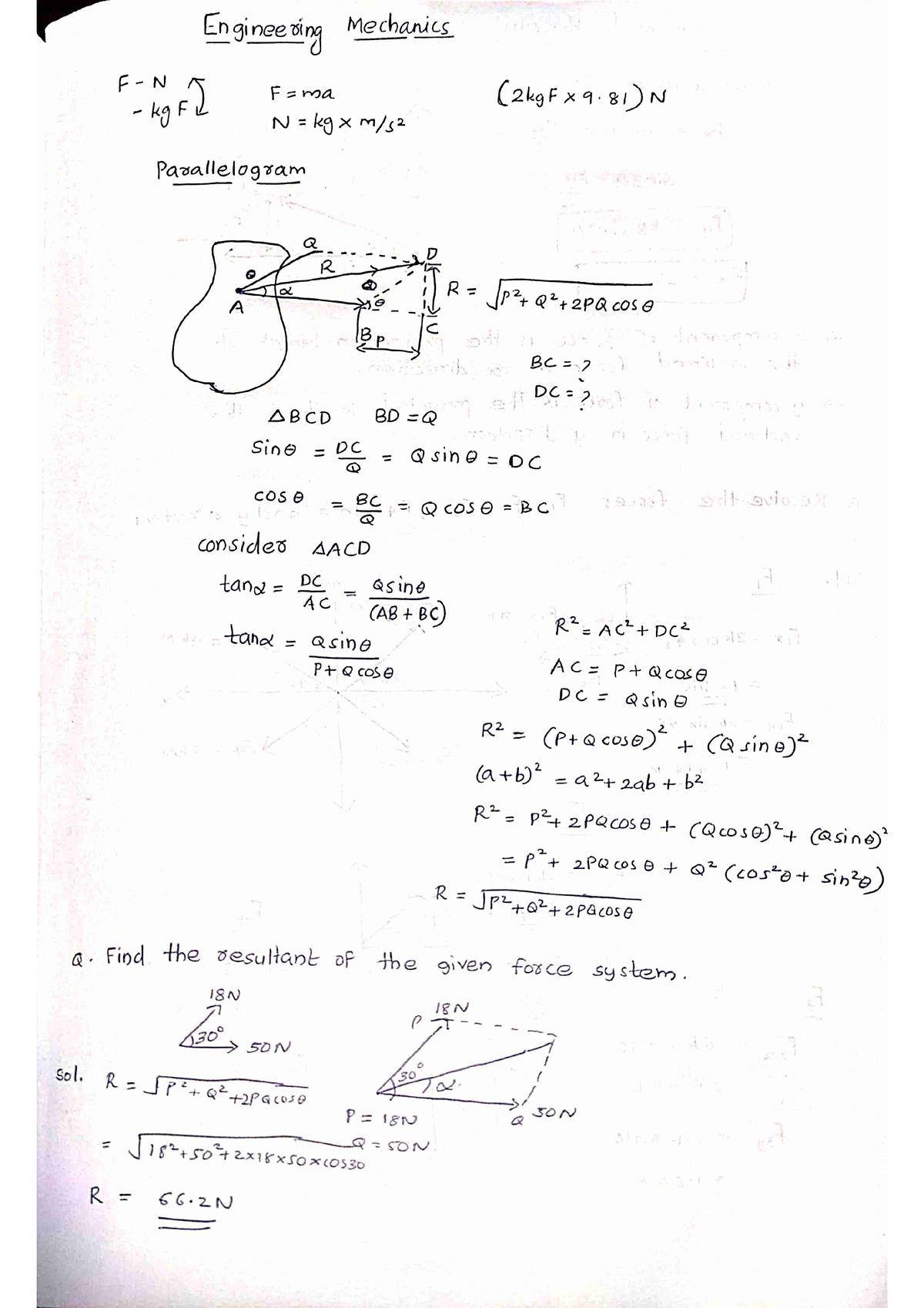 Engineering Mechanics - Studocu