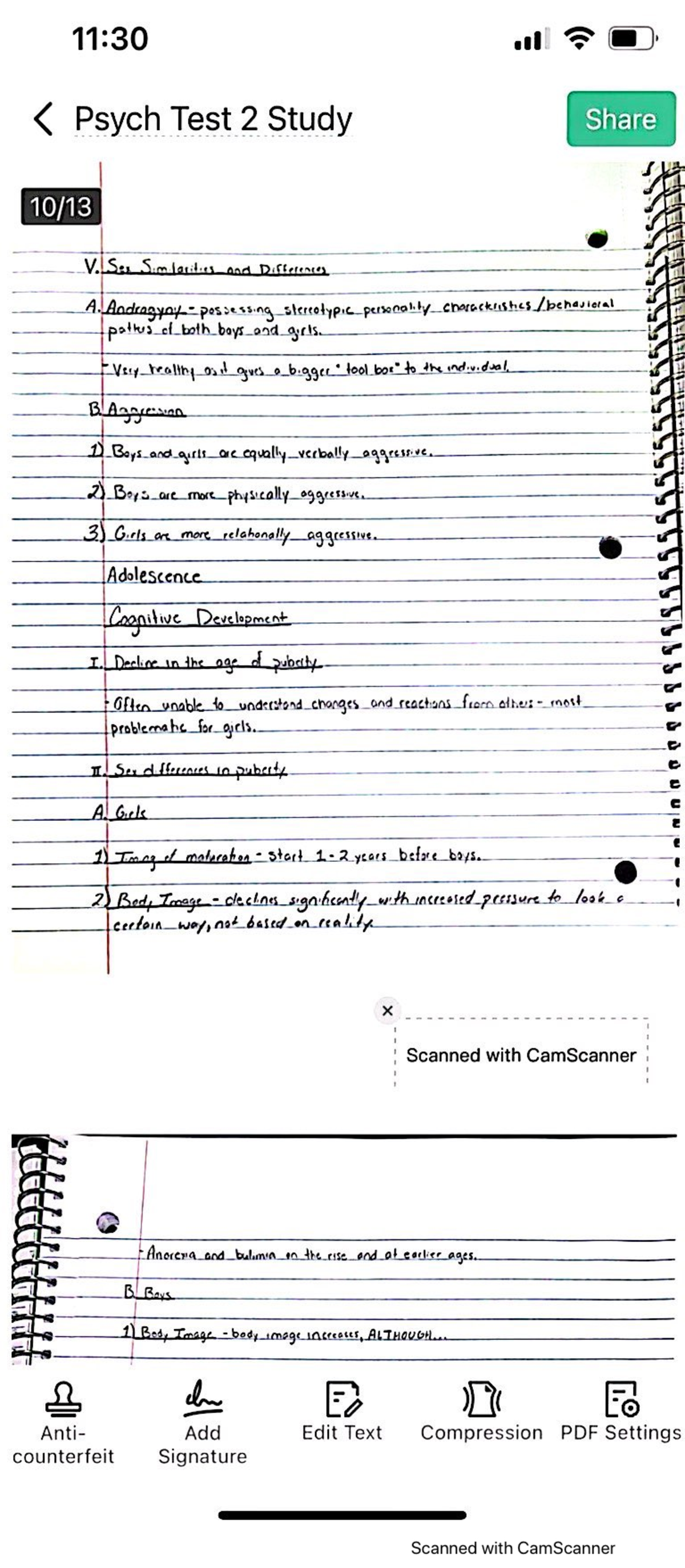 Exam 2 psych notes - PSYC 3758 - Studocu