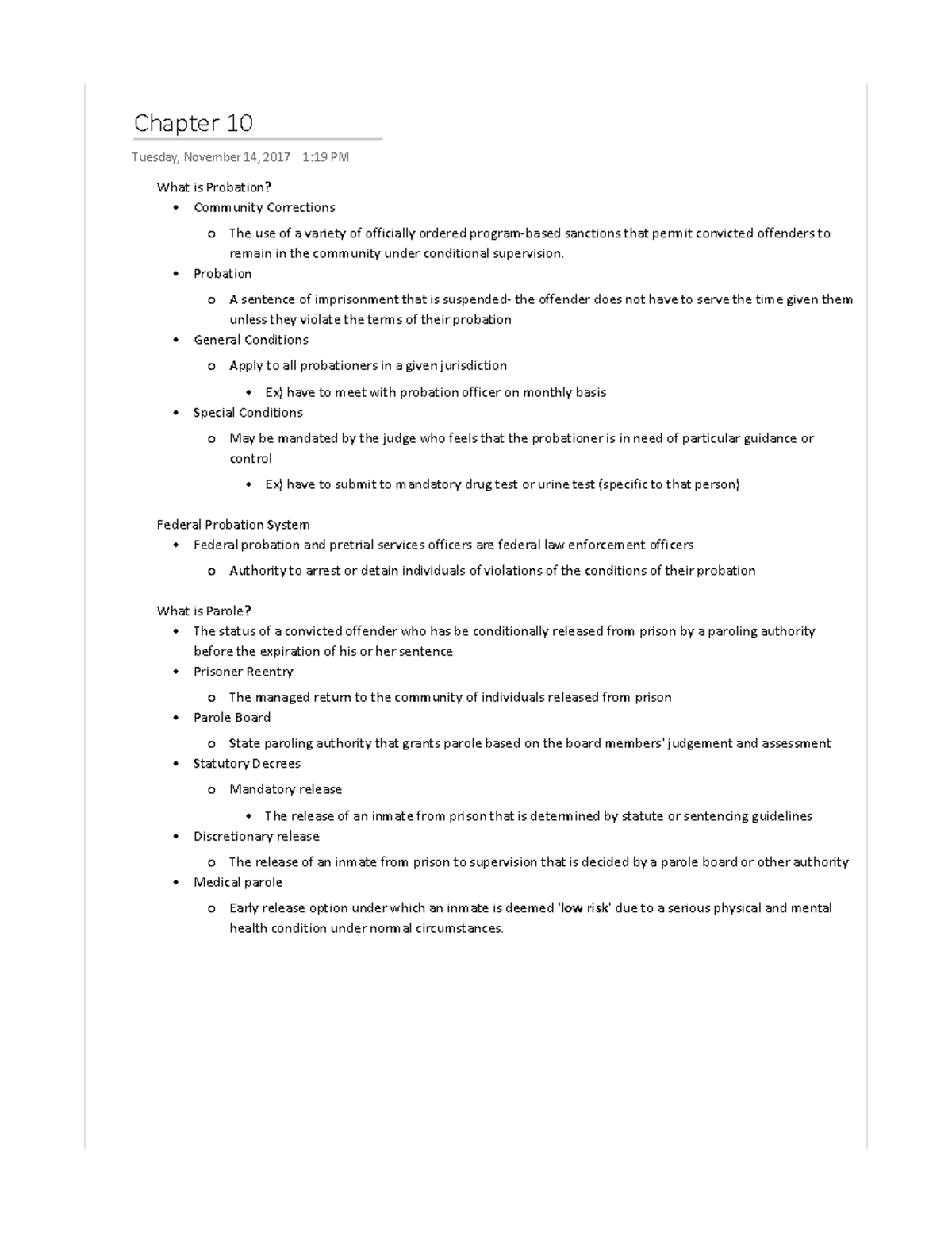 Criminal Justice Chapter 10 - Warning: TT: Undefined Function: 32 ...