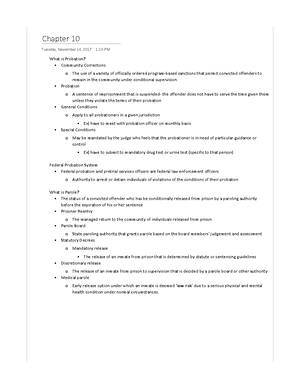 Criminal Justice Exam 1 Study Guide - Warning: TT: undefined function ...