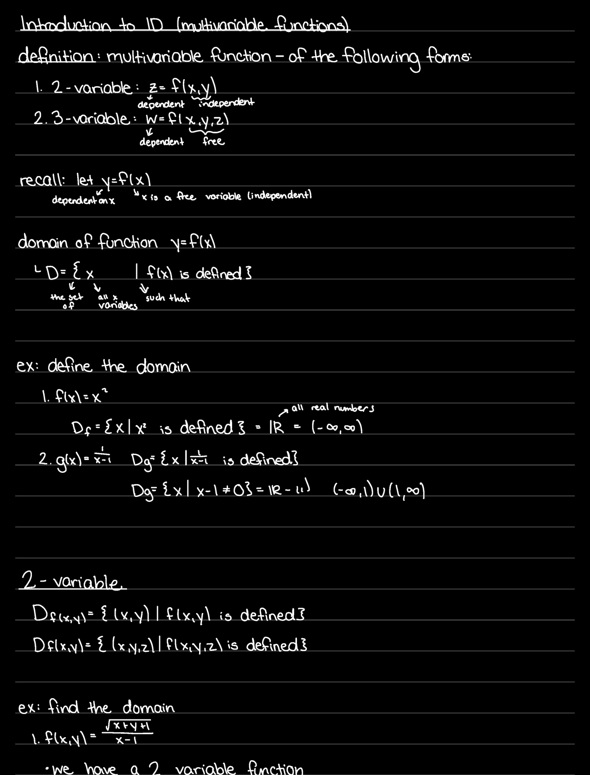 Lecture 17 (Mon 8 - Math 1C over the summer with Fatemeh Yarahmadi ...