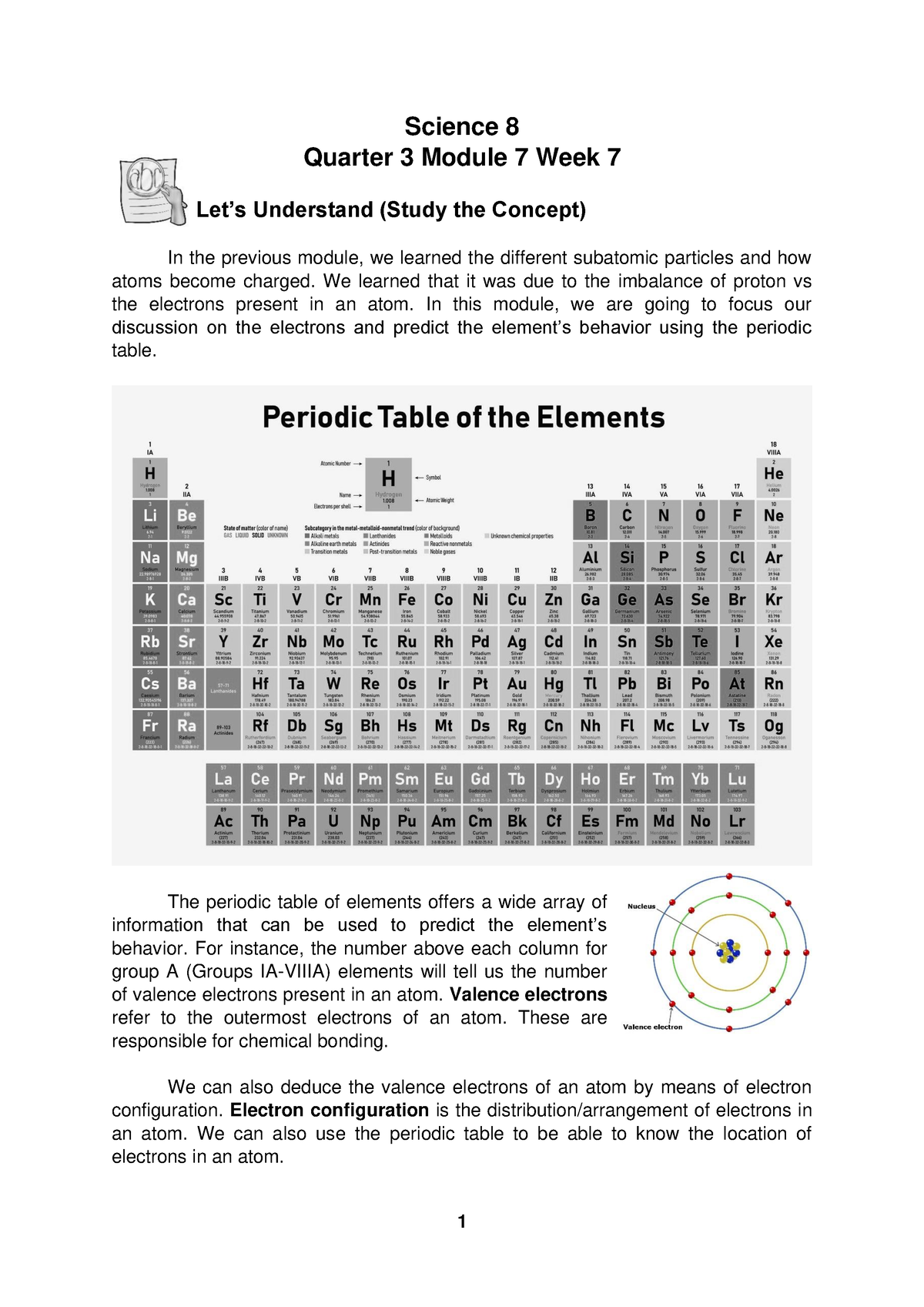 G8 Q3 W7 MOD - Module In JHS Science 7 - Science 8 Quarter 3 Module 7 ...