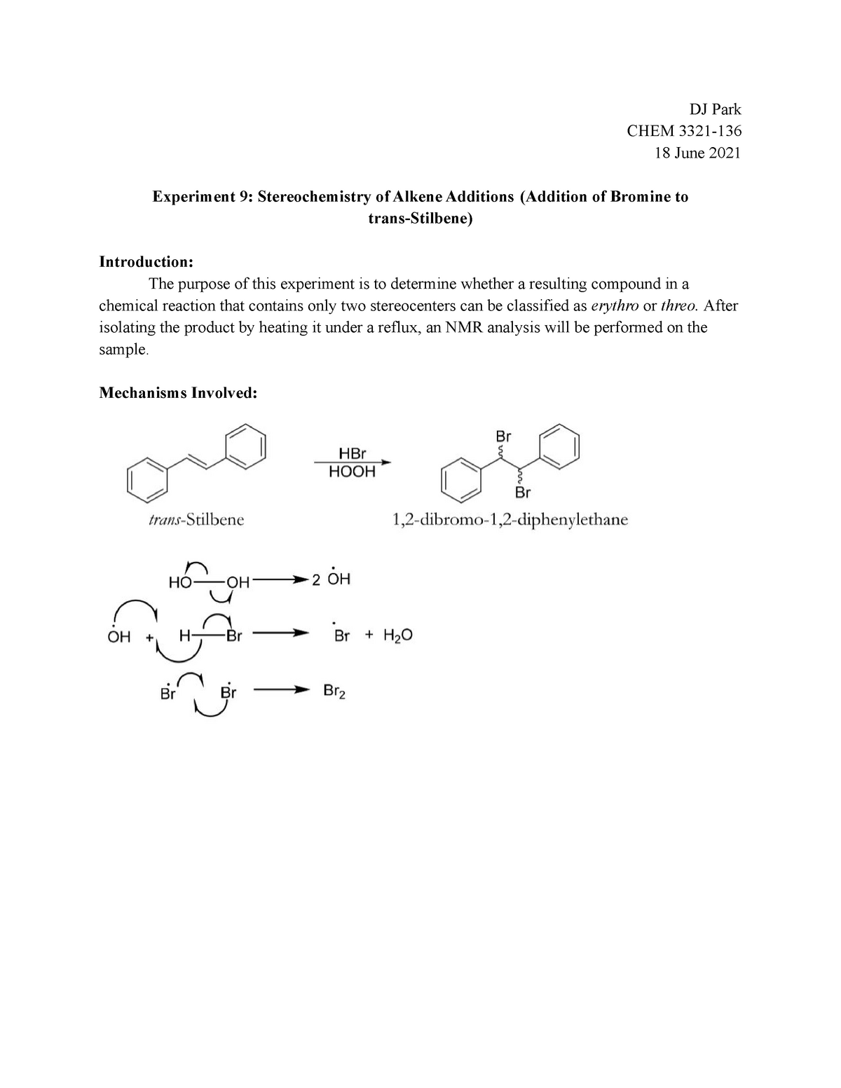 stereochemistry-of-alkene-additions-prelab-handdrawn-fixed-dj-park-chem-3321-18-june-2021