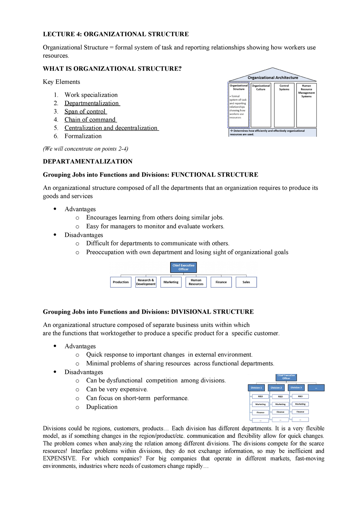 L3 Man401 Lecture Notes 3 Studocu