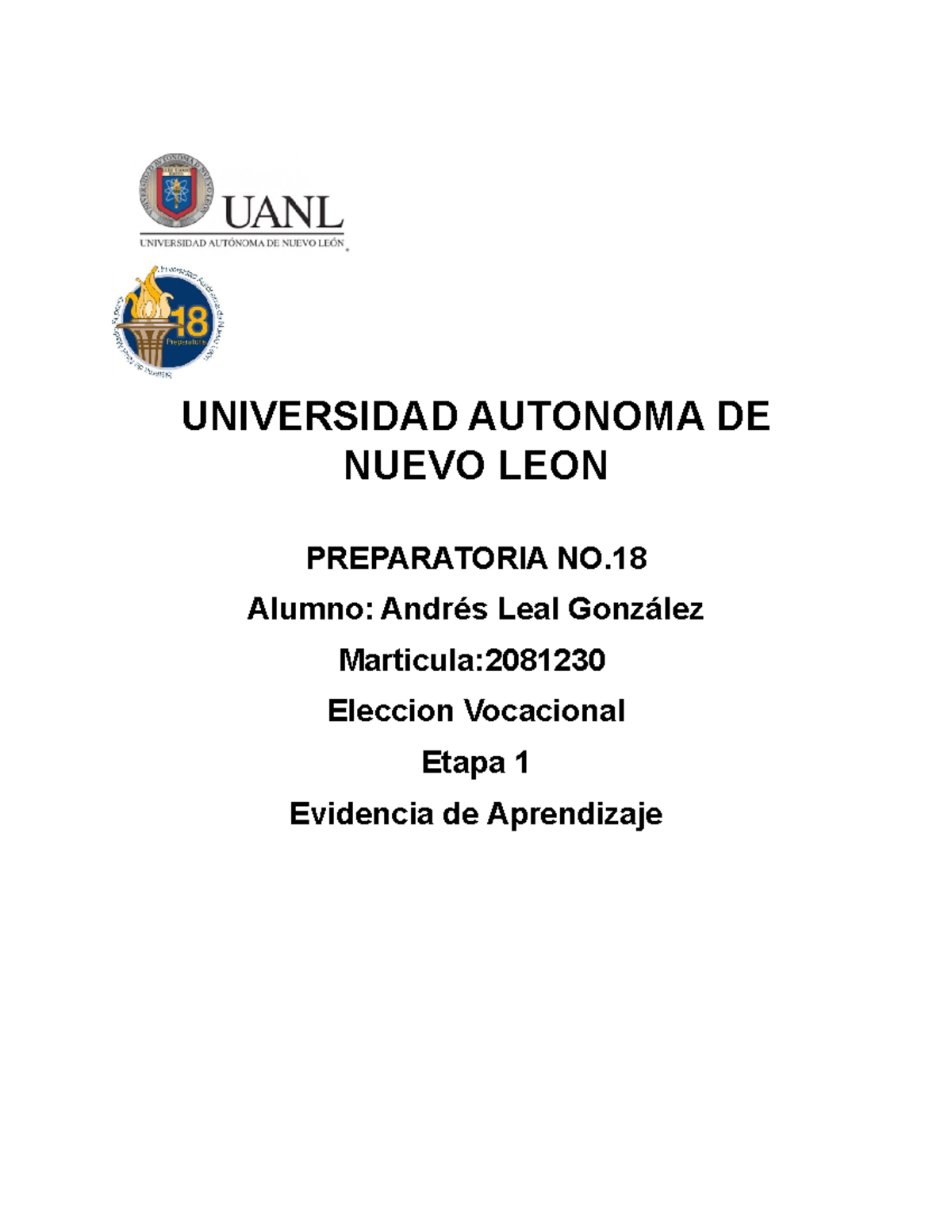 ALG AR Etapa 1 Mcmol I - UNIVERSIDAD AUTONOMA DE NUEVO LEON ...