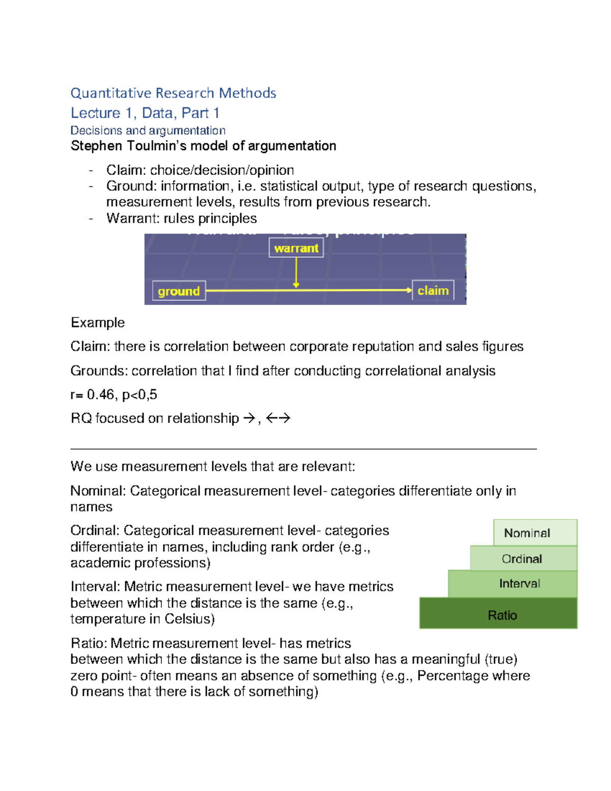 quantitative research methods lse