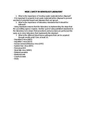 CCHM-LEC - hemahema - CCHM LEC WEEK 1: LABORATORY MATHEMATICS CCHM LEC ...