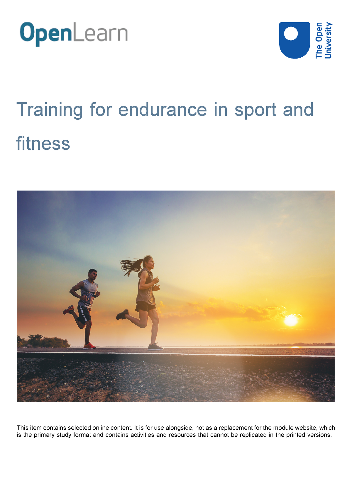 Training for endurance in sport and fitness