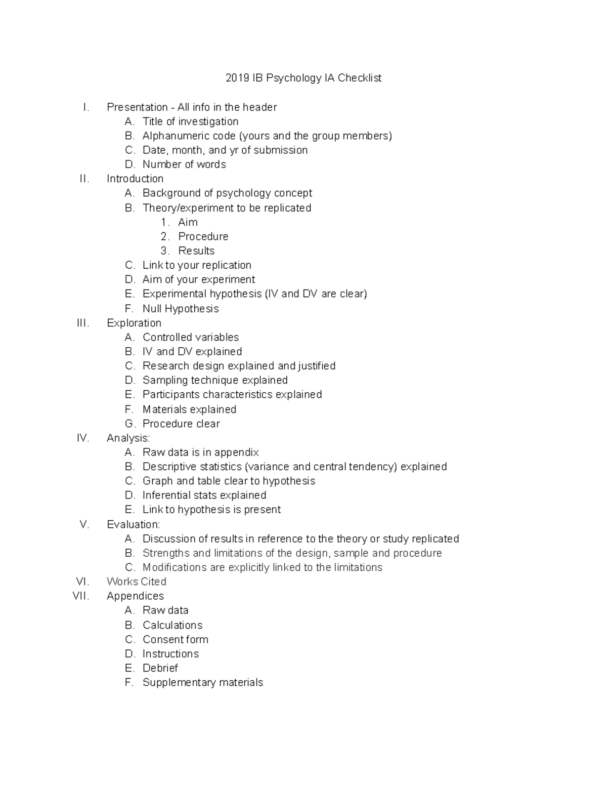 2019-ib-psychology-ia-checklist-2019-ib-psychology-ia-checklist-i