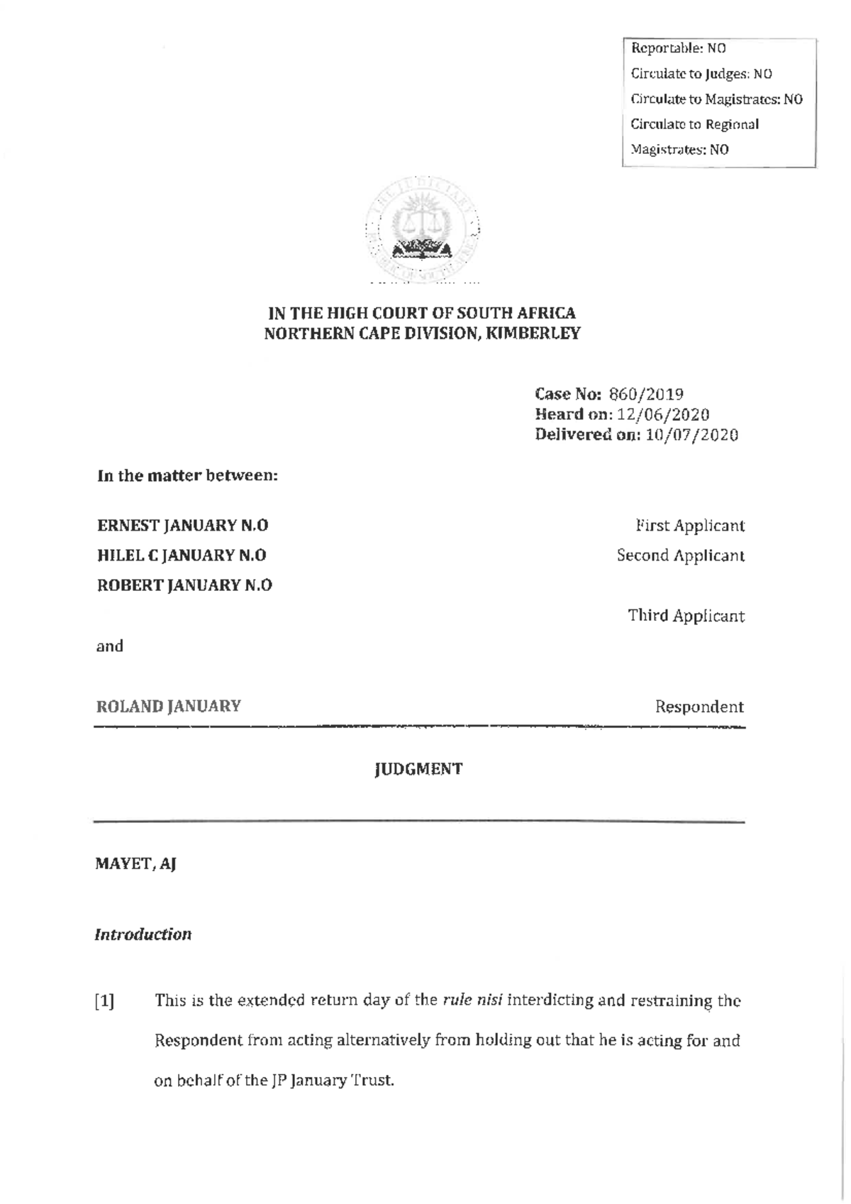 Wc rule nisi Studocu