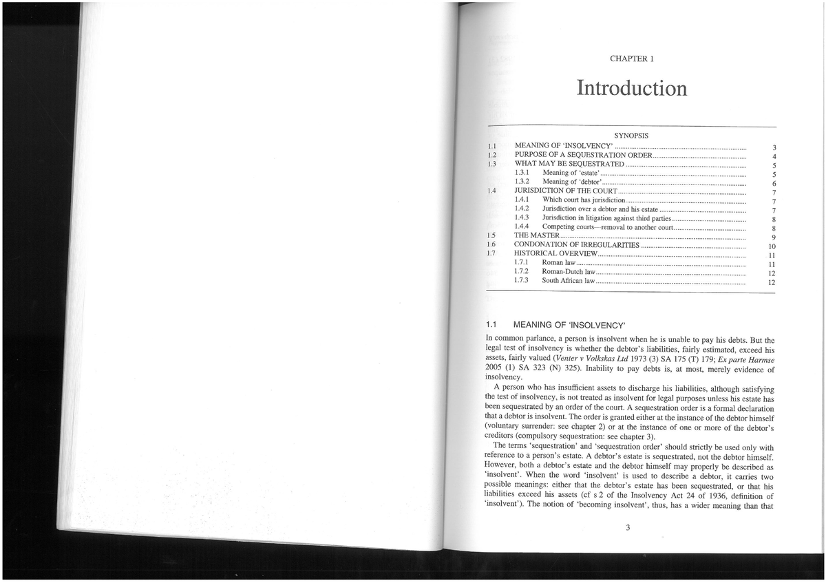 Insolvency Chapter 1 7 Mrl 3701 Studocu