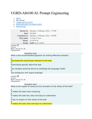 UGRD AI6100 AI Prompt Engineering Midterm Lab Exam - UGRD-AI6100 AI ...