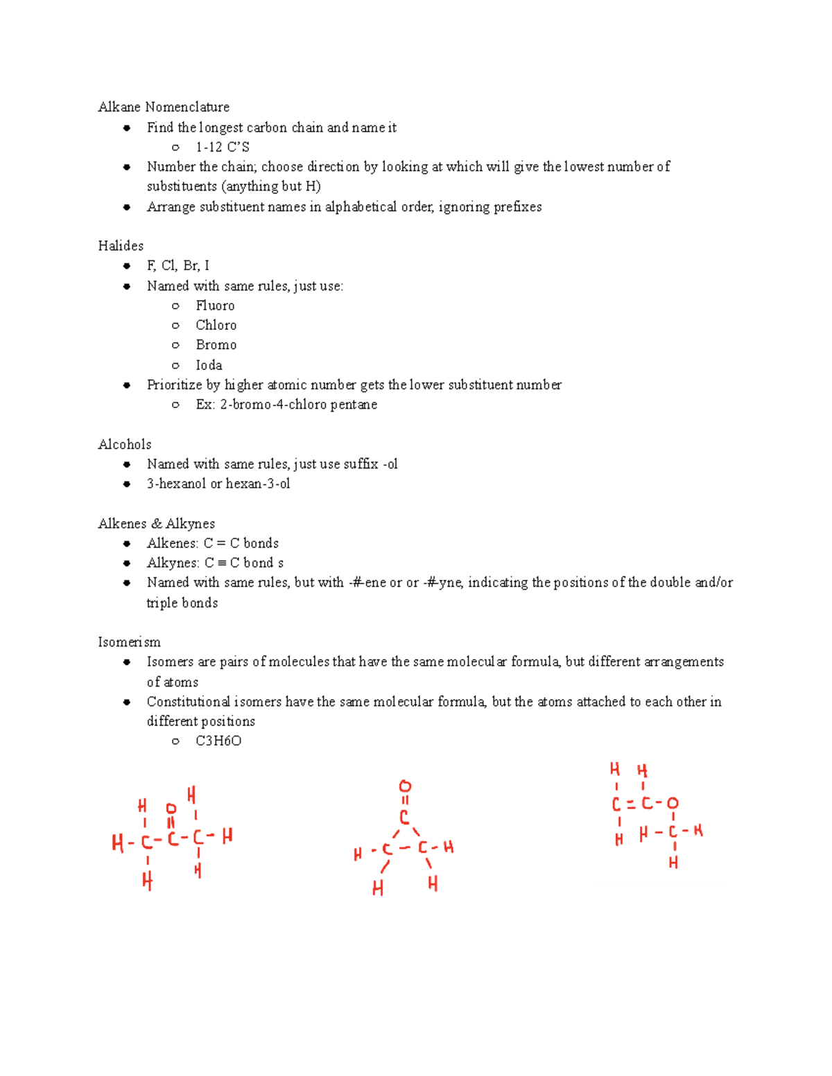 CHEM 150 - 4 - Organic chemistry - alkane nomenclature, halides ...