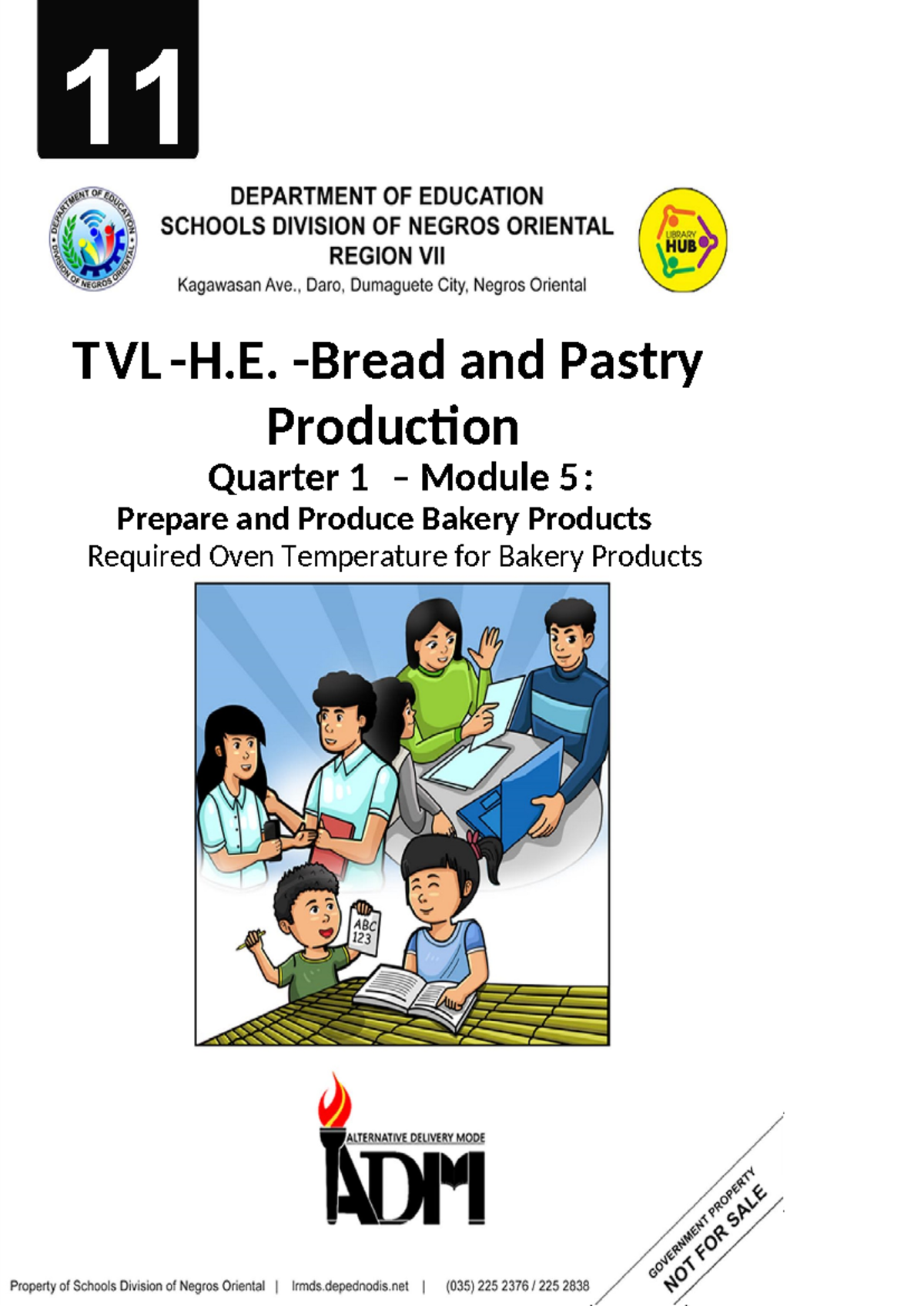 HE BPP GR11 Q1 Module-5edited - 11 11 TVL - H. - Bread And Pastry ...