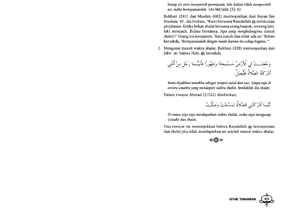 Fiqih Islam Lengkap Madzhab Syafii 21 Kitab Thaharah