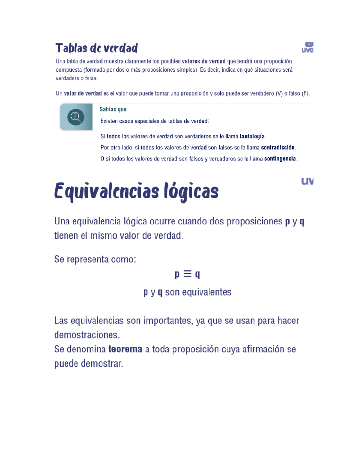 Tabla de verdad Matemáticas discretas Studocu