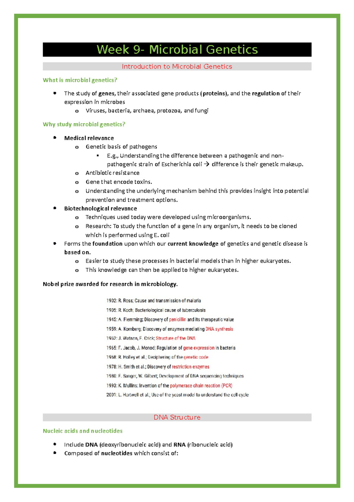 write an essay on current status of microbial genetics