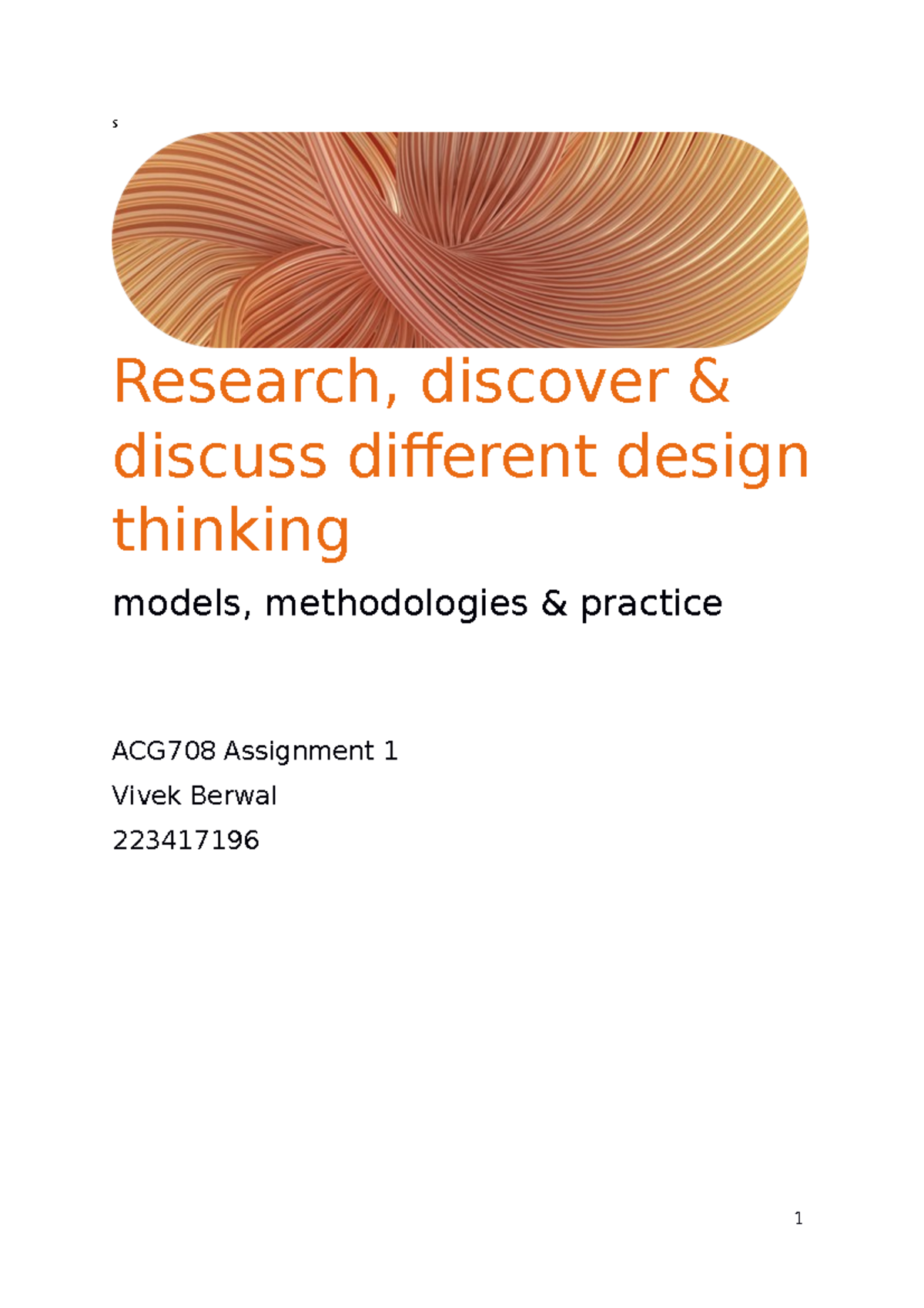 design thinking for innovation peer graded assignment pdf