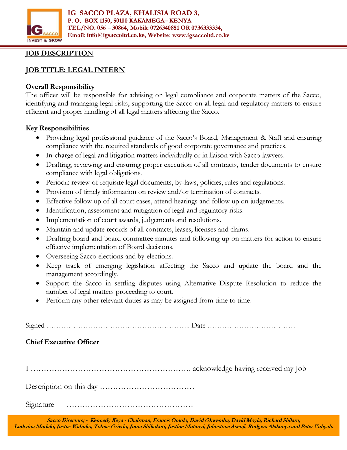 Legal Intern JOB Description JOB DESCRIPTION JOB TITLE LEGAL INTERN   Thumb 1200 1553 