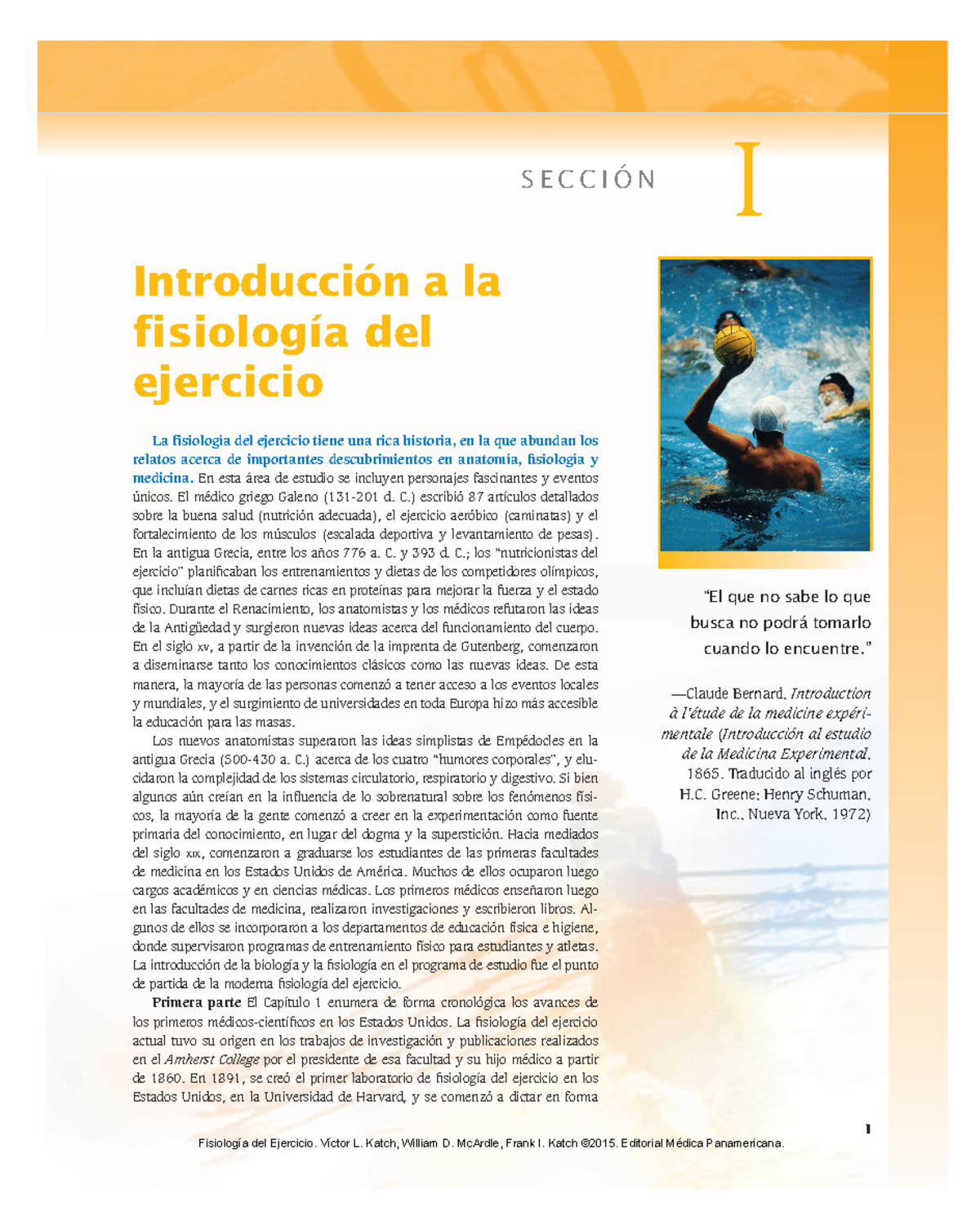 Lección 1. Introducción Histórica a la fisiología del ejercicio ...