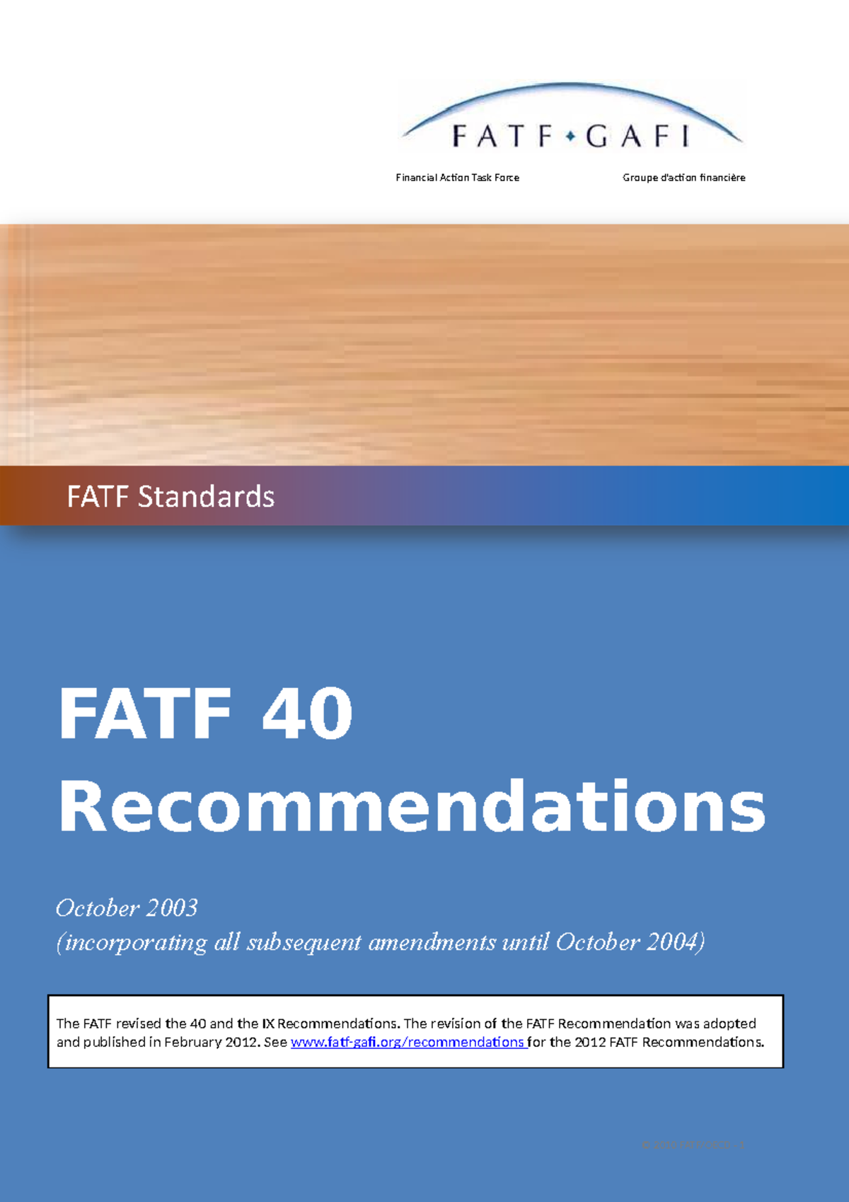 FATF Standards - 40 Recommendations Rc-converted - FATF Standards ...