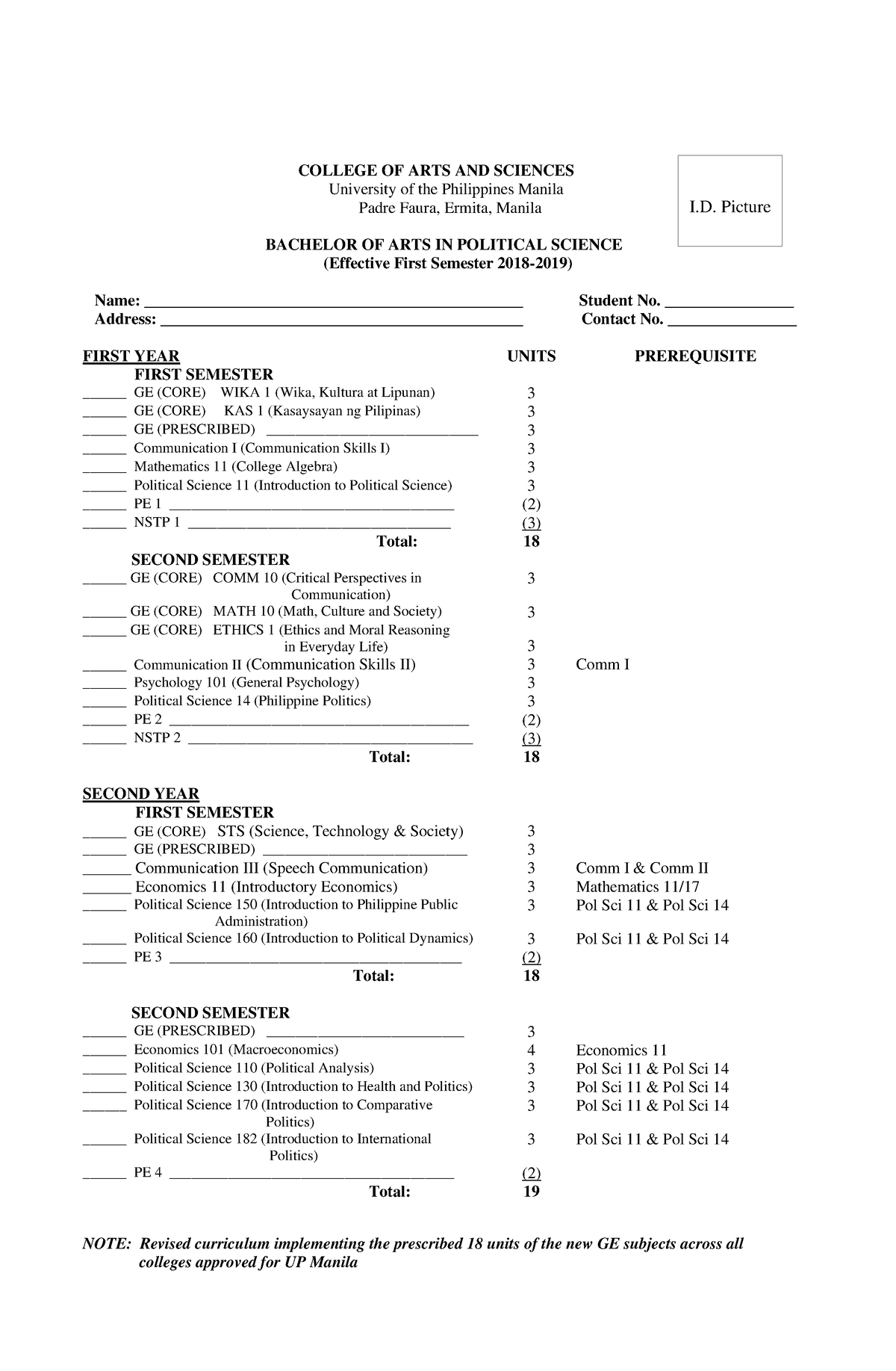 ba-political-science-curriculum-checklist-2018-2019-college-of-arts