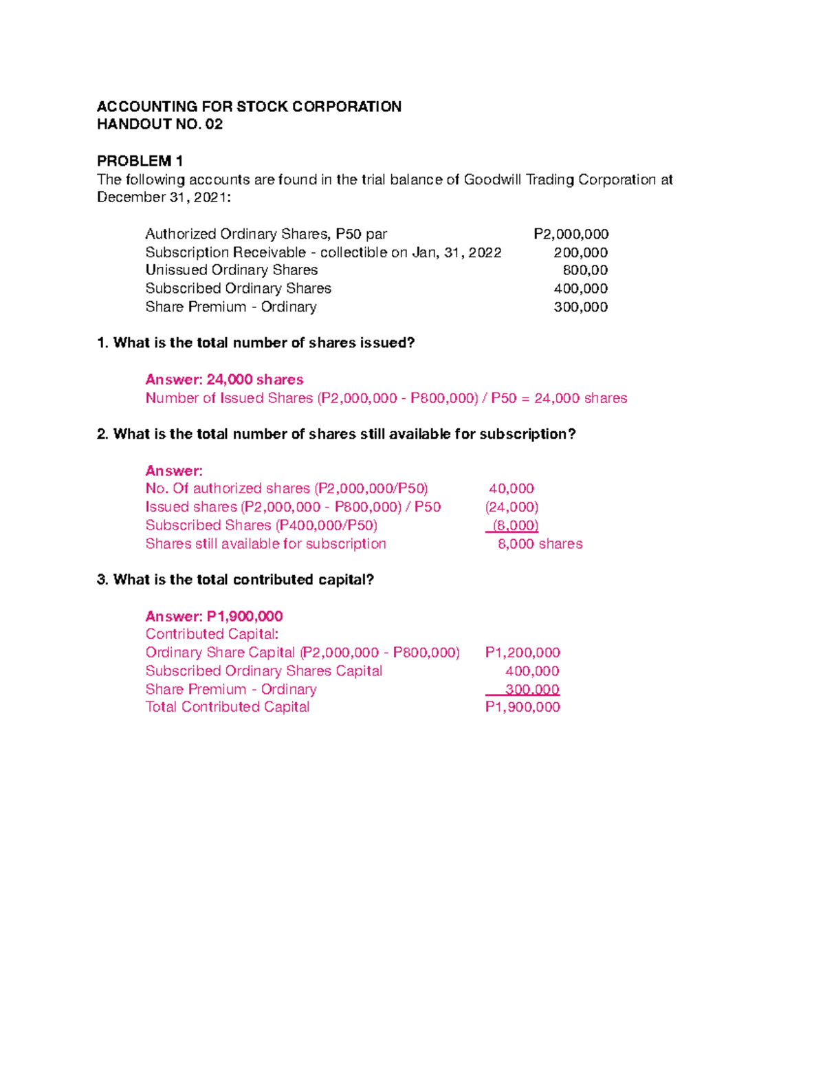 corporation-handout-02-practice-materials-with-answers-accounting