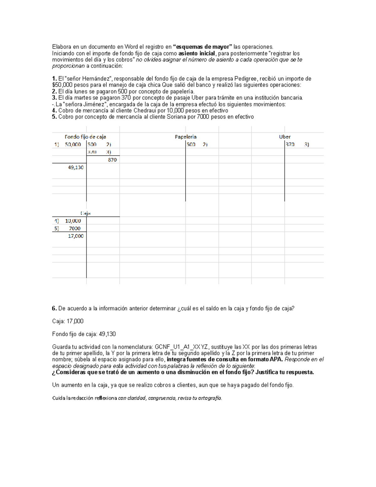 GCNF U1 A1 ALCM Mercadotecnia Elabora En Un Documento En Word El