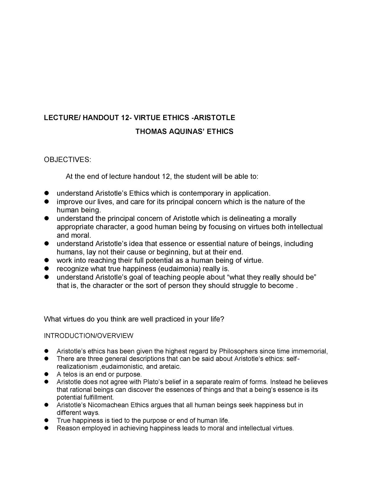 ethics-101-virtue-of-ethics-lecture-handout-12-virtue-ethics