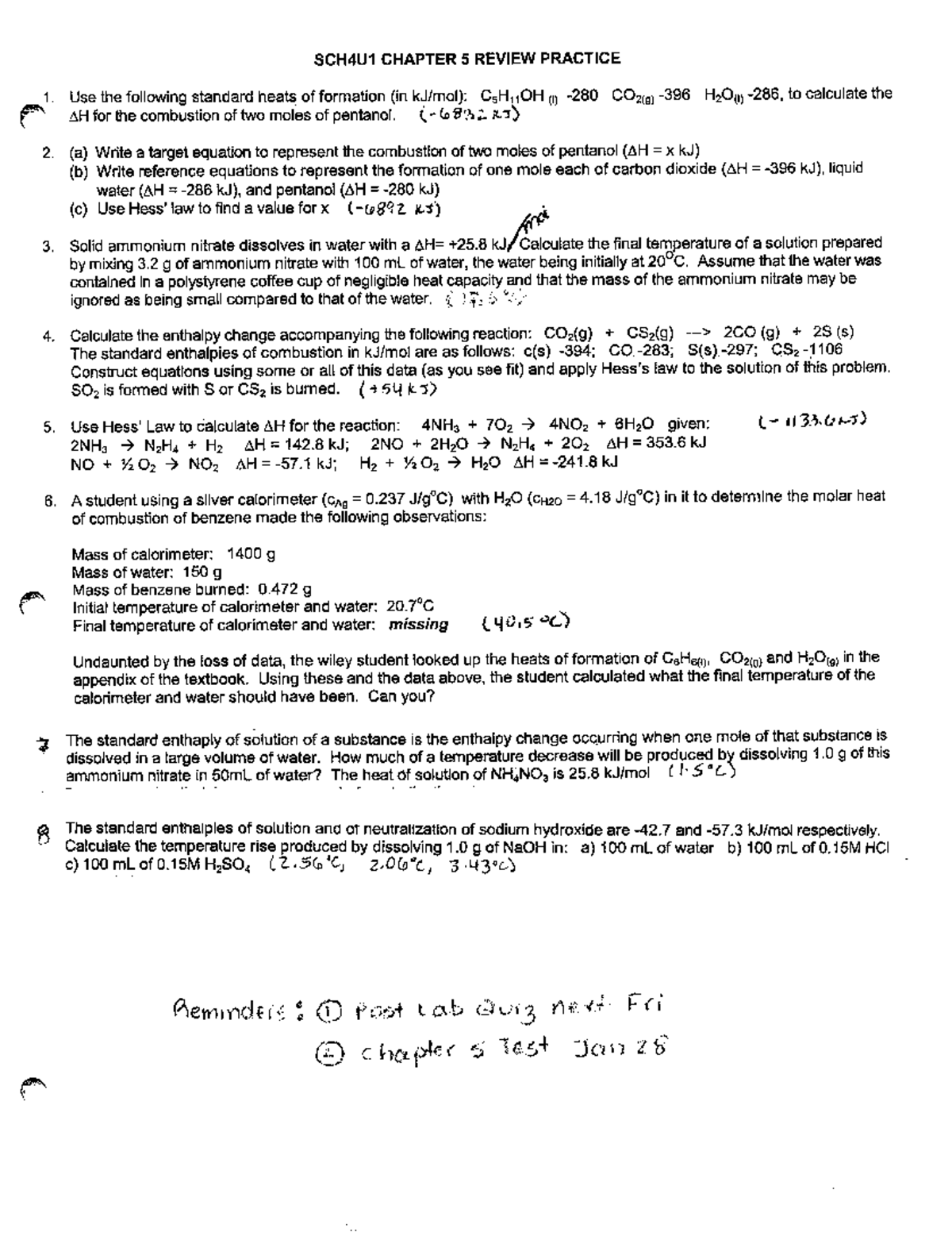 Chapter 5 review problems - Studocu