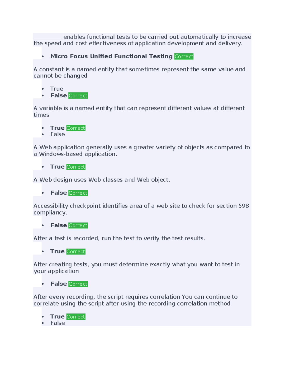 LOAD Testing - __________ enables functional tests to be carried out ...
