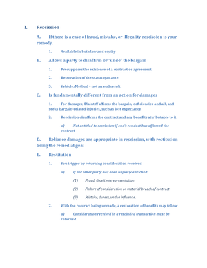 Introduction to Equitable Defenses - “in cases of equal fault the ...
