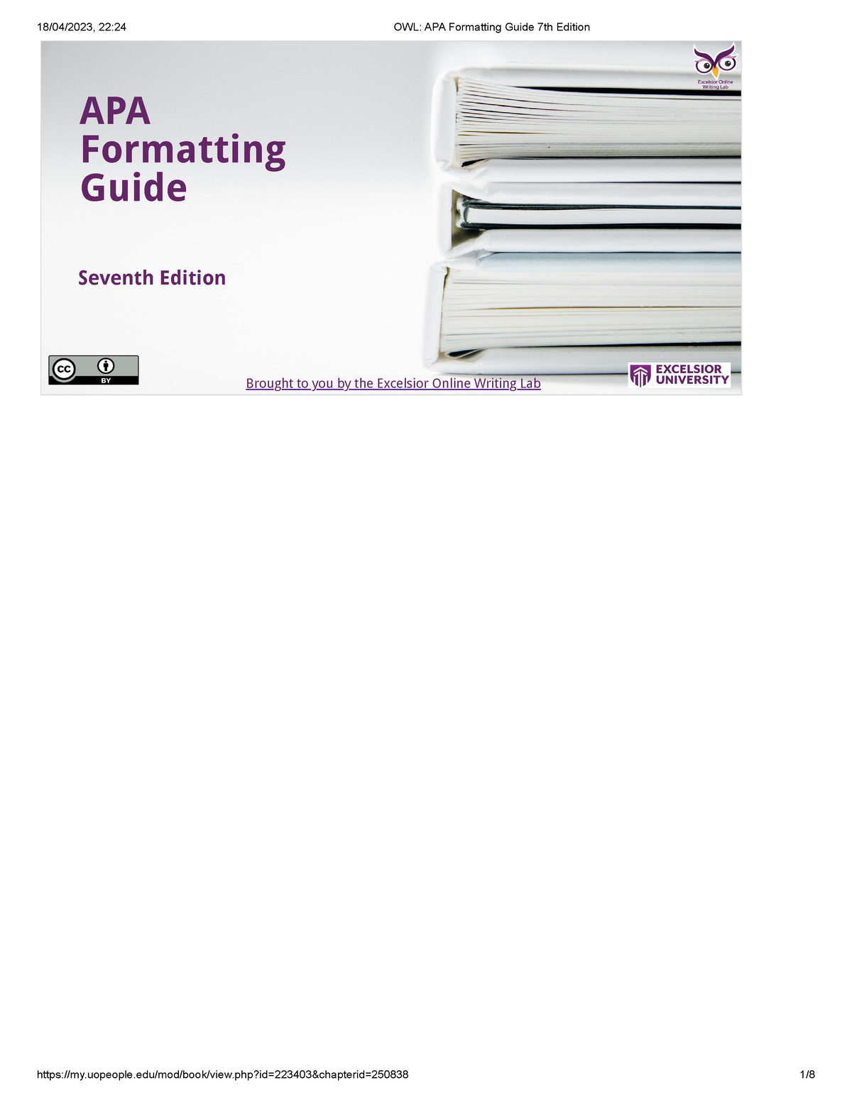 APA 7th Edition Style Tutorial APA Formatting Guide - APA Formatting ...