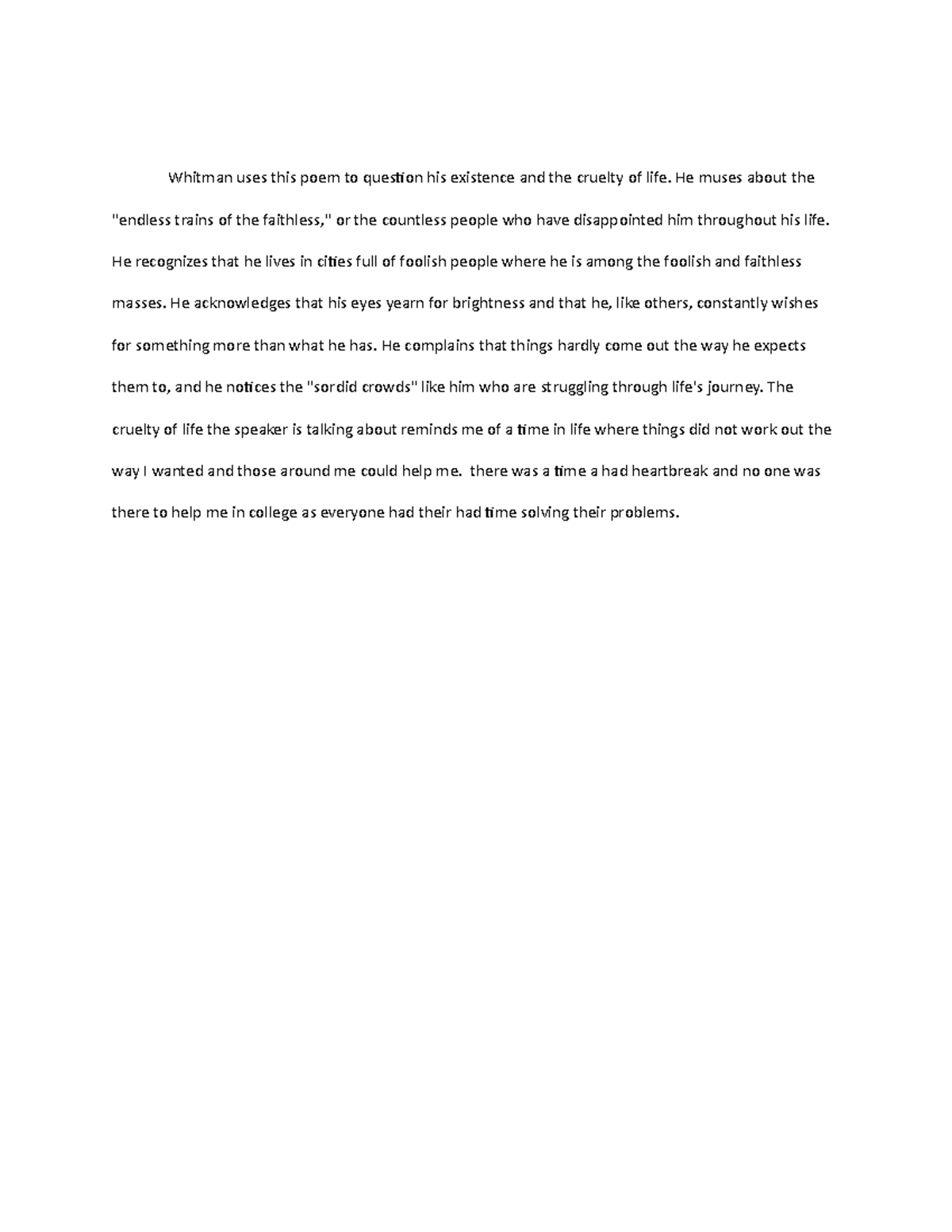 Facing History: The Whitman Controversy - jx4zpb5