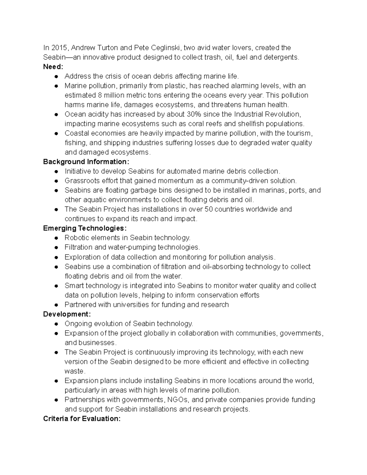 D&T Cheat Sheet In 2015, Andrew Turton and Pete Ceglinski, two avid water lovers, created the