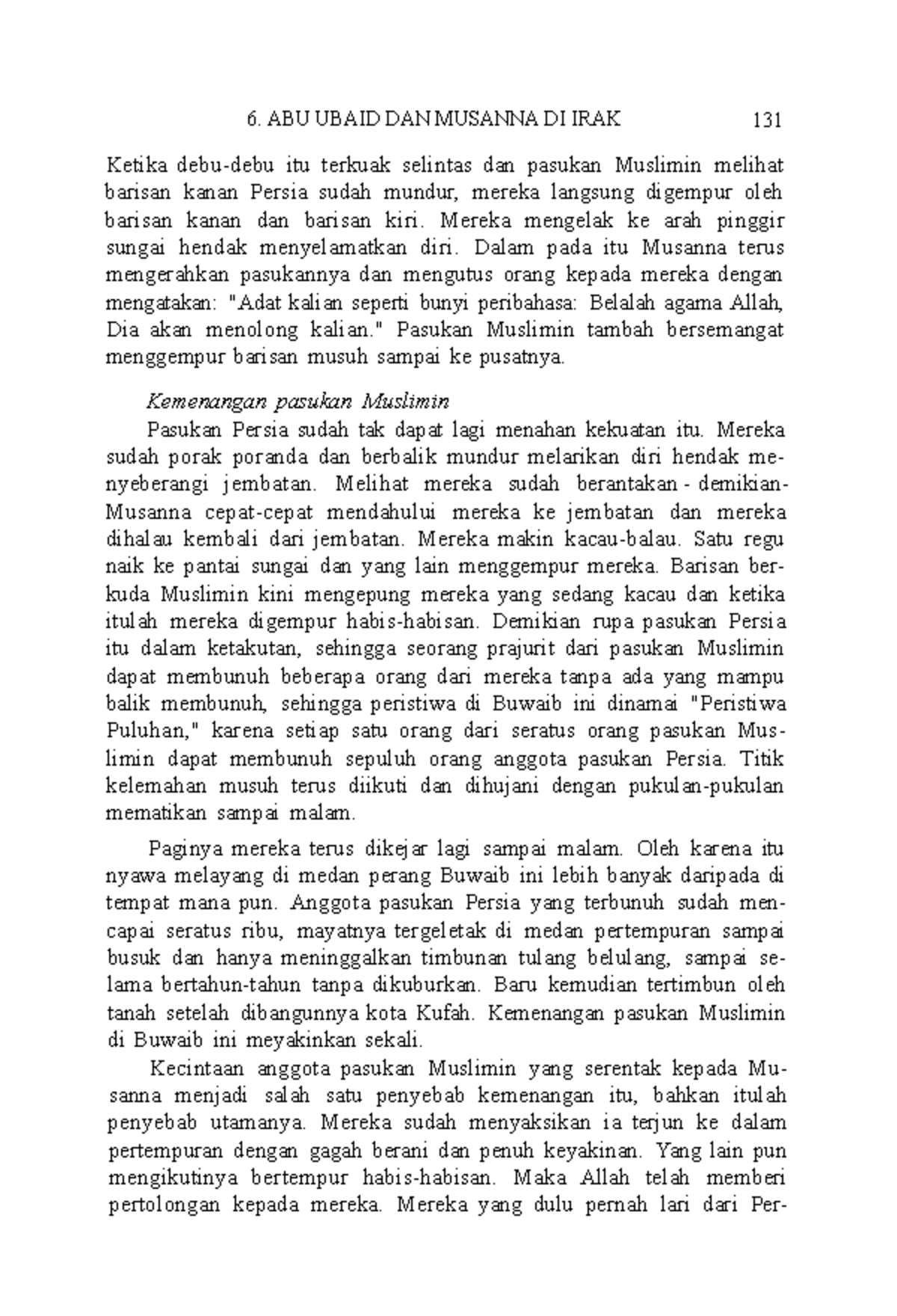 Tugas Agama Rangkuman Umar bin khatab-177 - ABU UBAID DAN MUSANNA DI ...