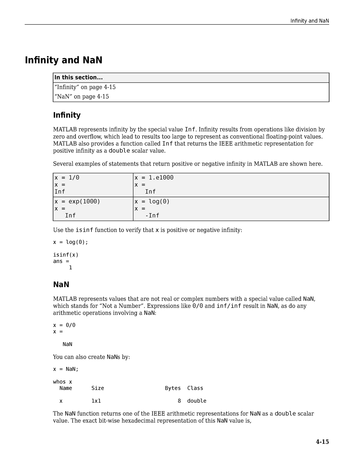 matlab-prog-18-infinity-and-nan-in-this-section-infinity-on-page