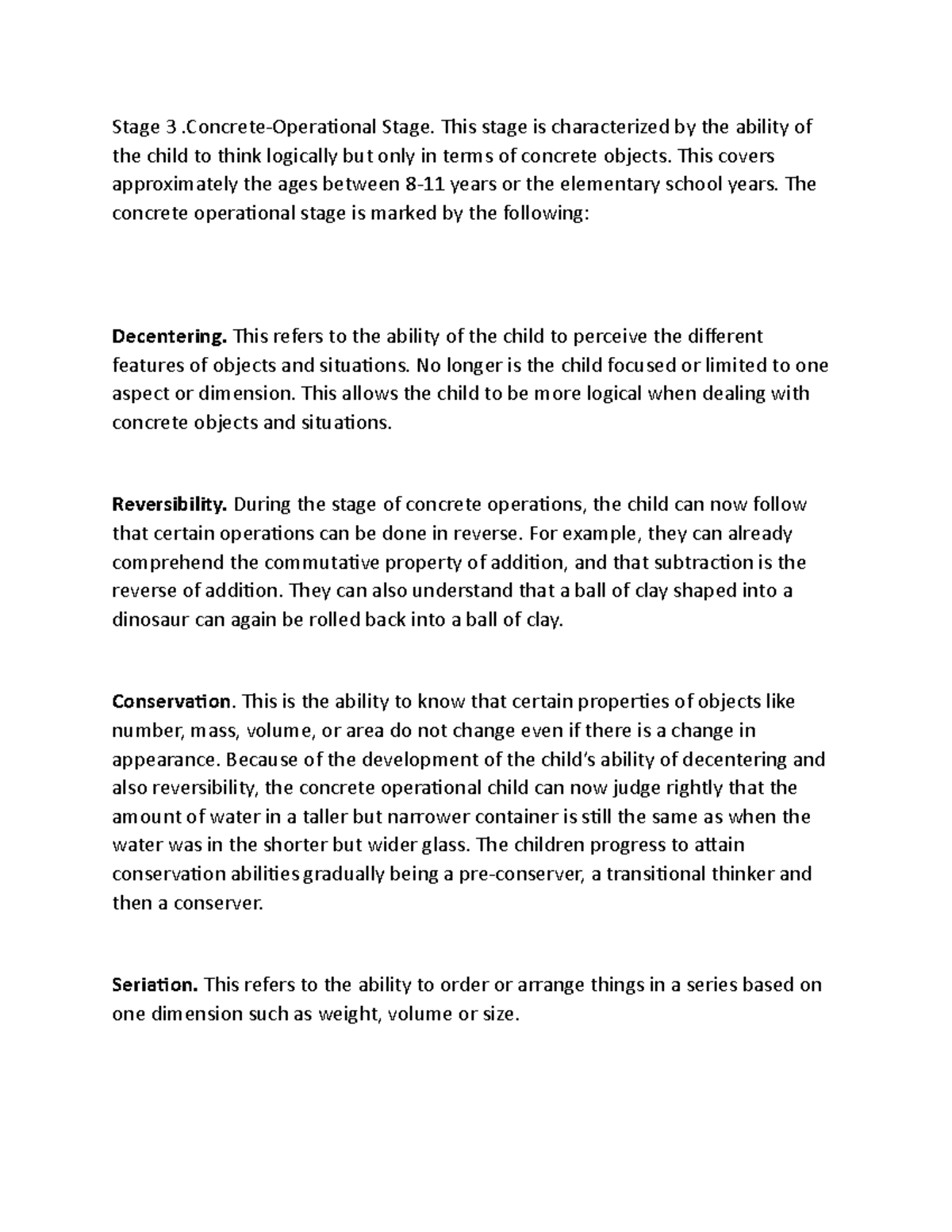 Concrete Operational Stage: Ace Your Ap Psychology Exam - wezr0d1