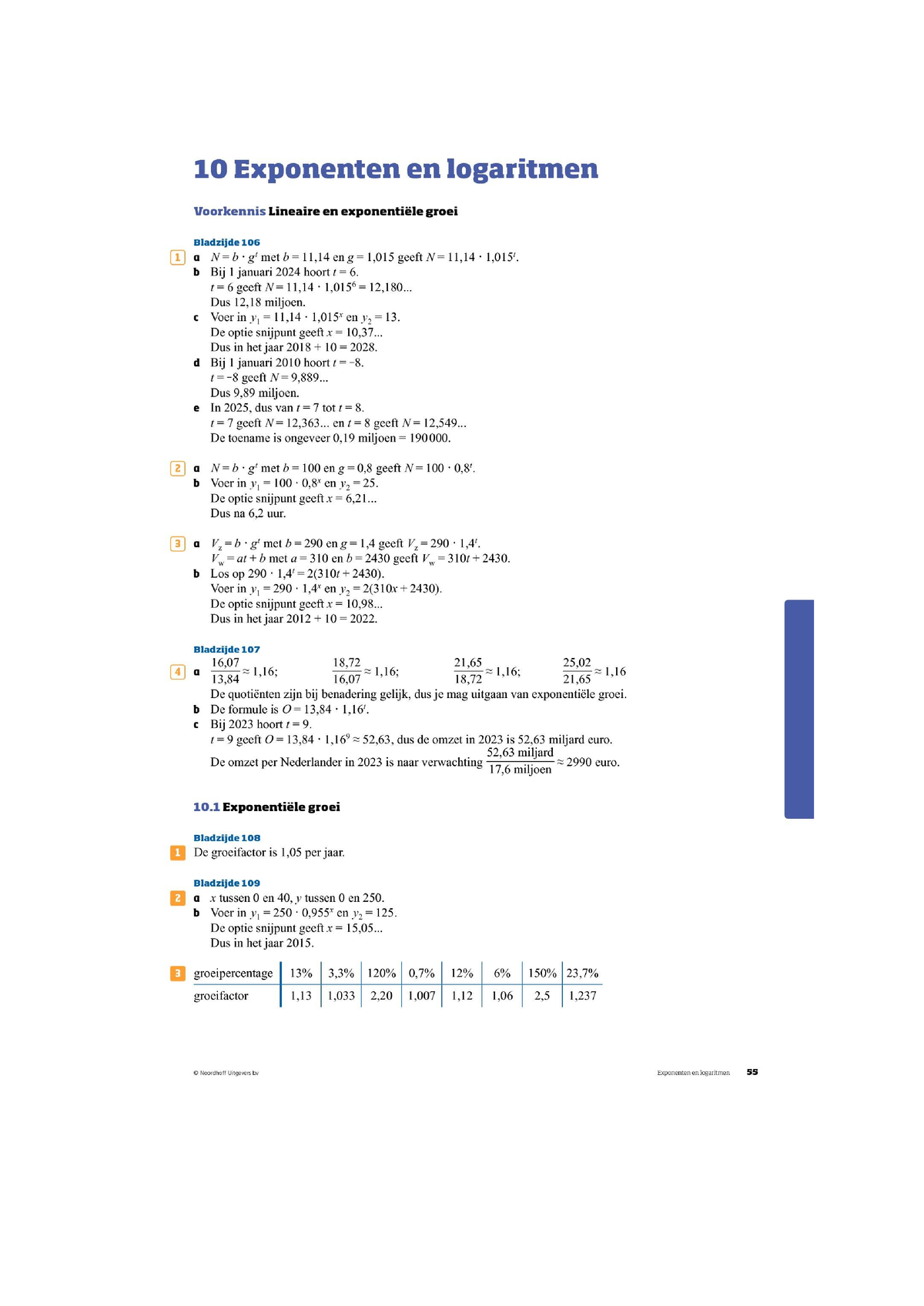 Getal En Ruimte Vwo Uitwerkingen H10 - Wiskunde A - Studeersnel