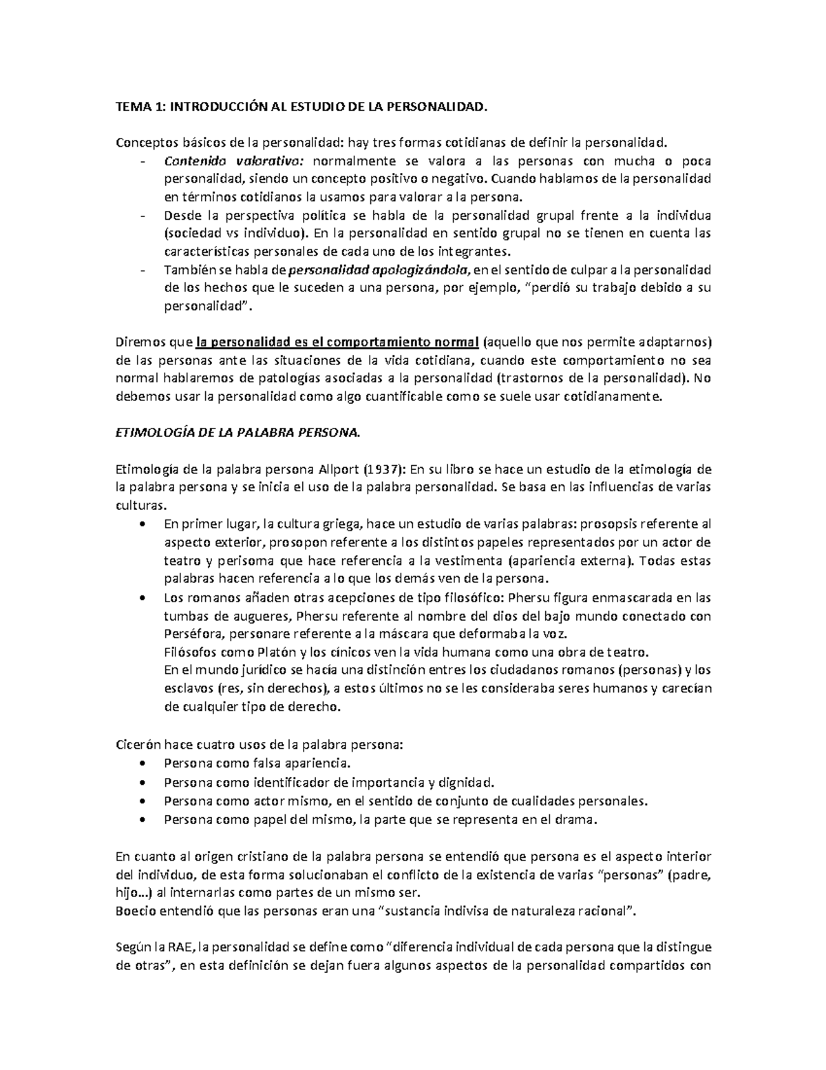Todos los temas - Apuntes - TEMA 1: INTRODUCCIÓN AL ESTUDIO DE LA ...