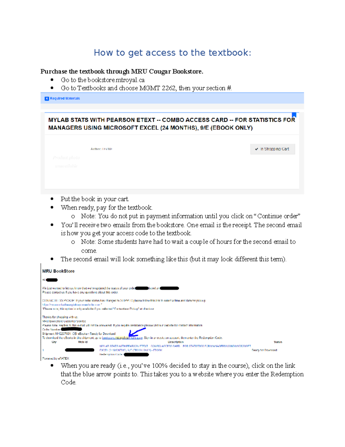 How to get access to the textbook - How to get access to the textbook ...