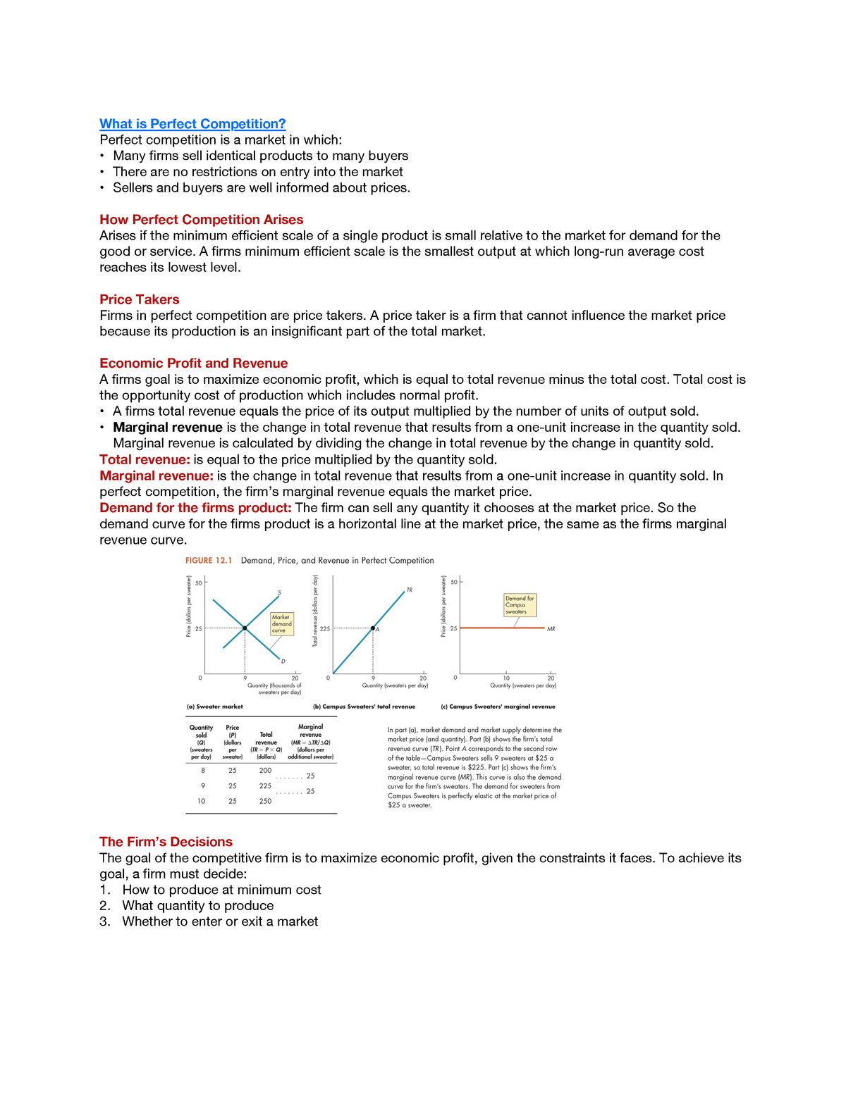 perfect competition case study agriculture