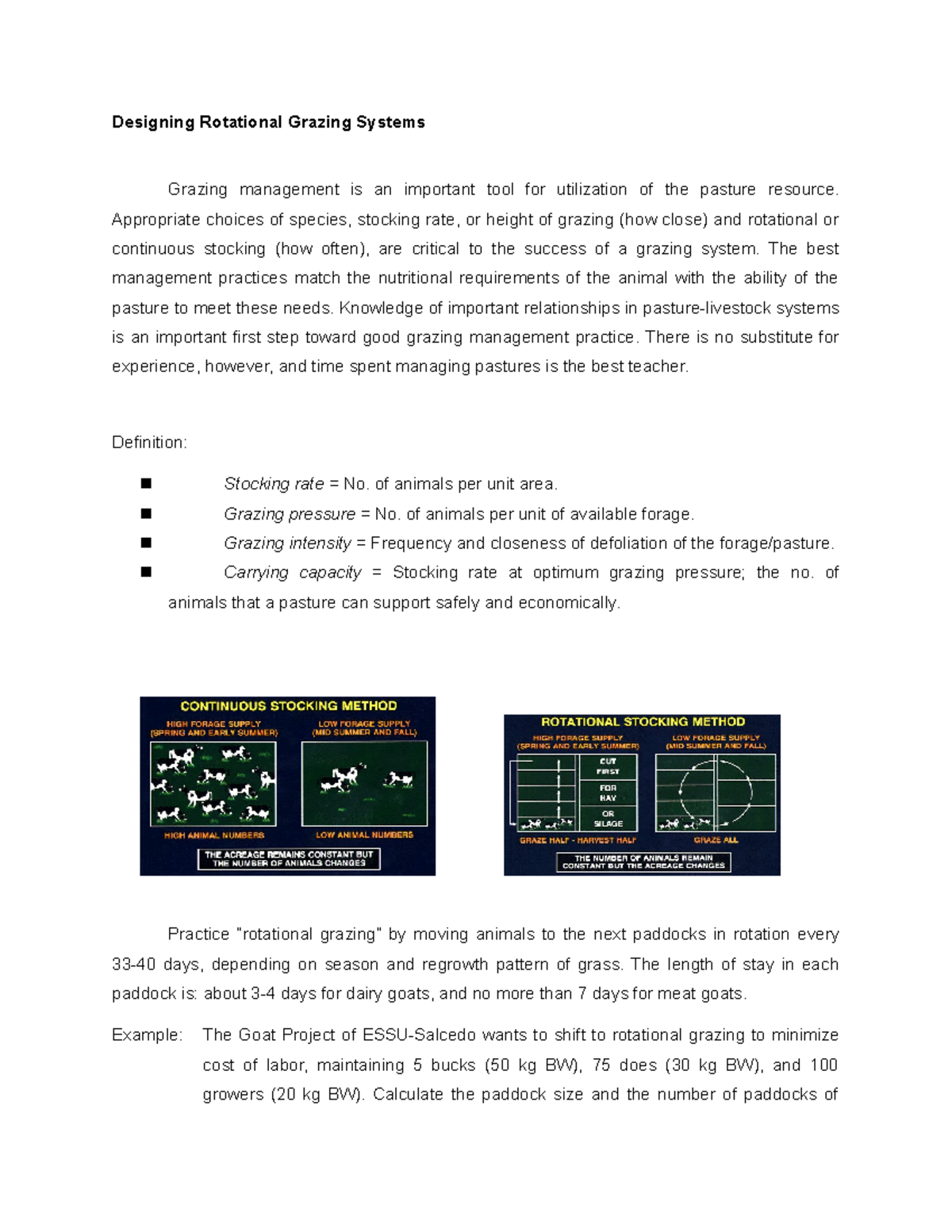 Designing Rotational Grazing Systems - Designing Rotational Grazing ...