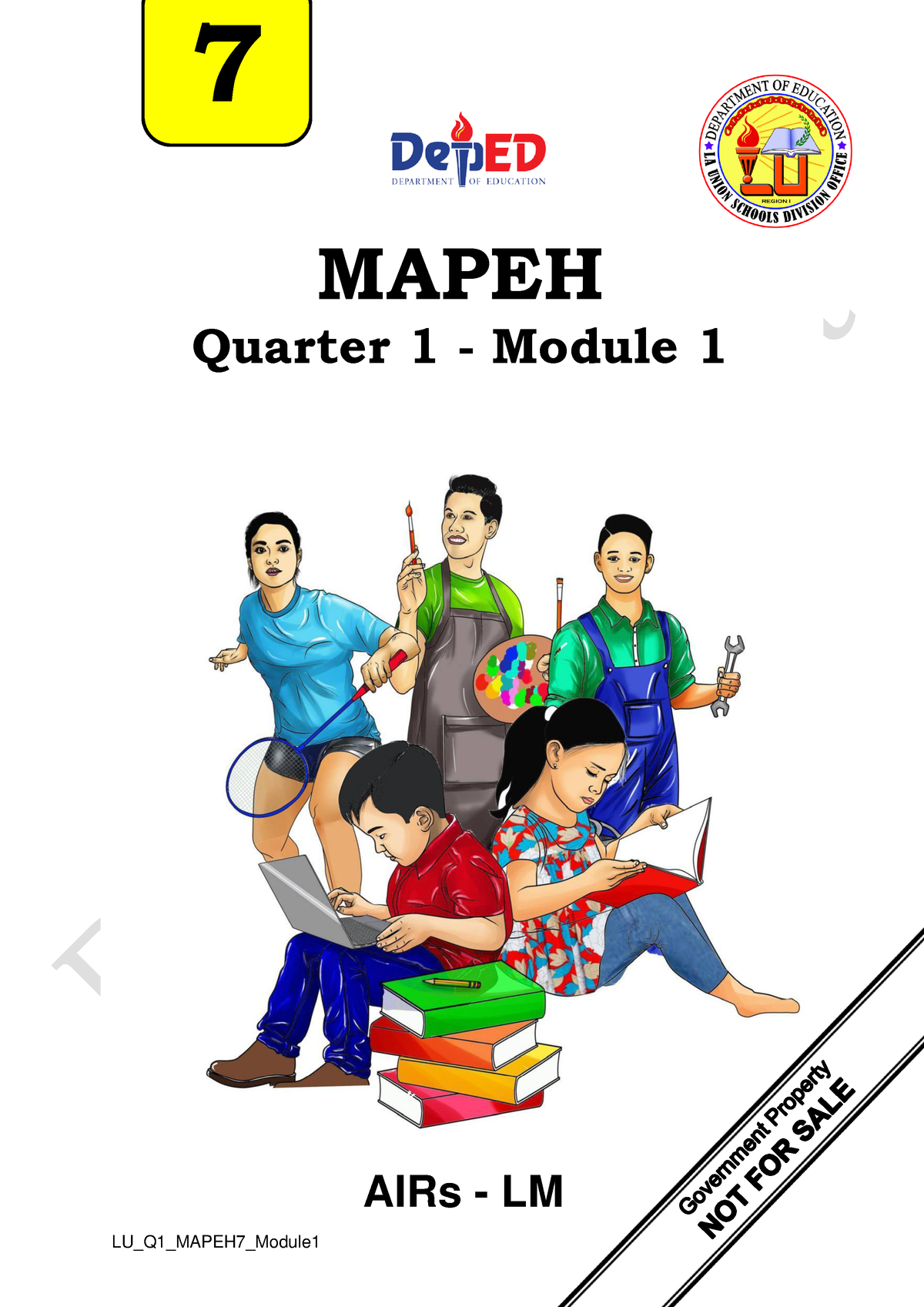 Mapeh 7 Module 1 - 7 MAPEH Quarter 1 - Module 1 AIRs - LM MAPEH 7 ...