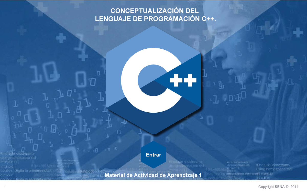 C material aap1 - CONCEPTUALZIACIPON EN EL LENGUUAJE C++ - Material de ...